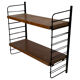 Vintage wood wall shelf wall rack