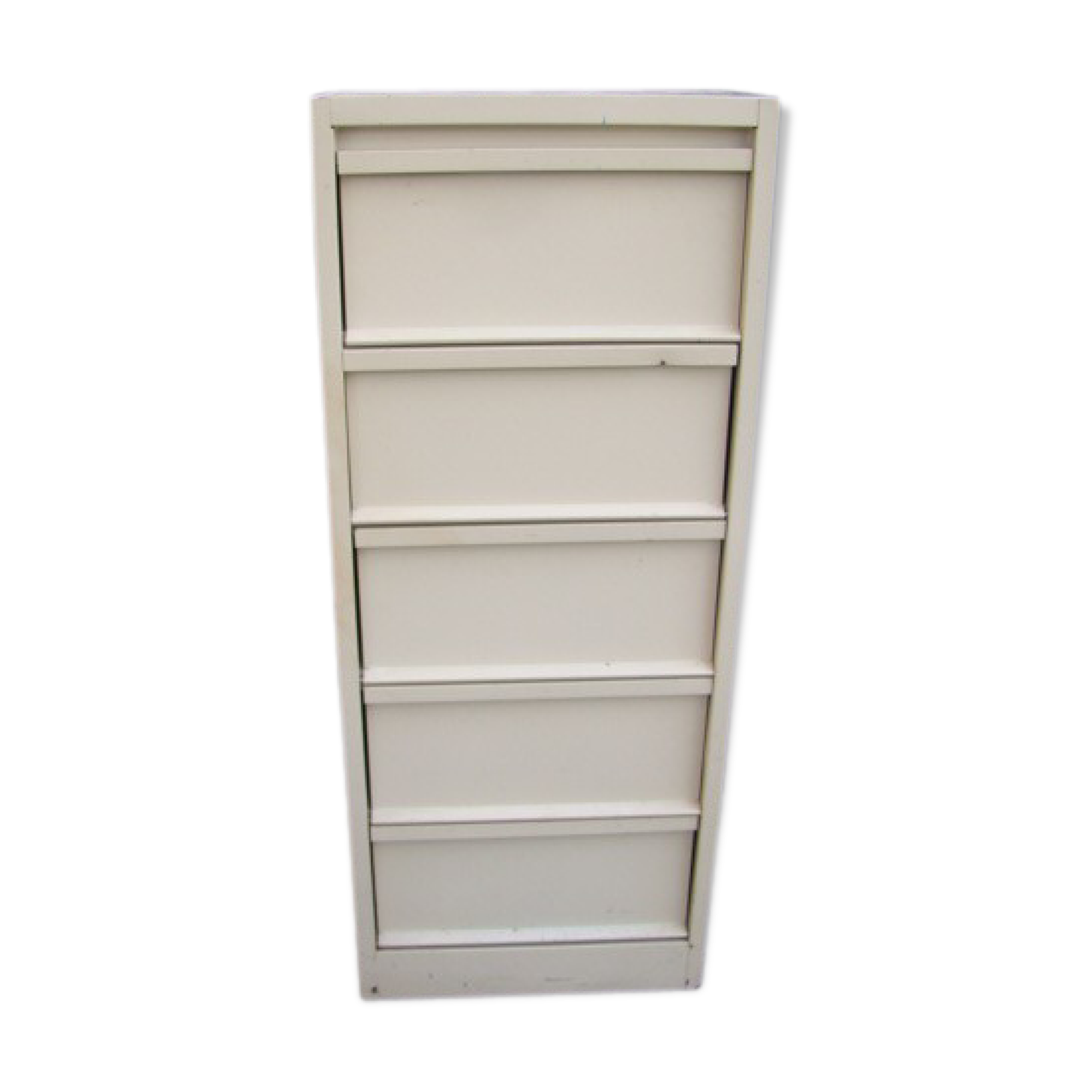 Old clamshell industrial filing board