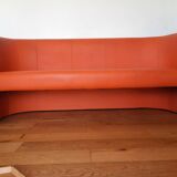 Gulf orange vintage bench sofa