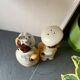 Vintage Pepper Salt Shaker in ceramic