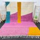 Traditional hand-woven Beni Ouraine rug, size 150 x 250 cm