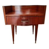 Small vintage wooden bedside cabinet