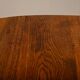 Antique English oval Gateleg Table in solid Oak, Late 19th Century