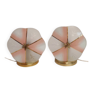 Paire des lampes de table