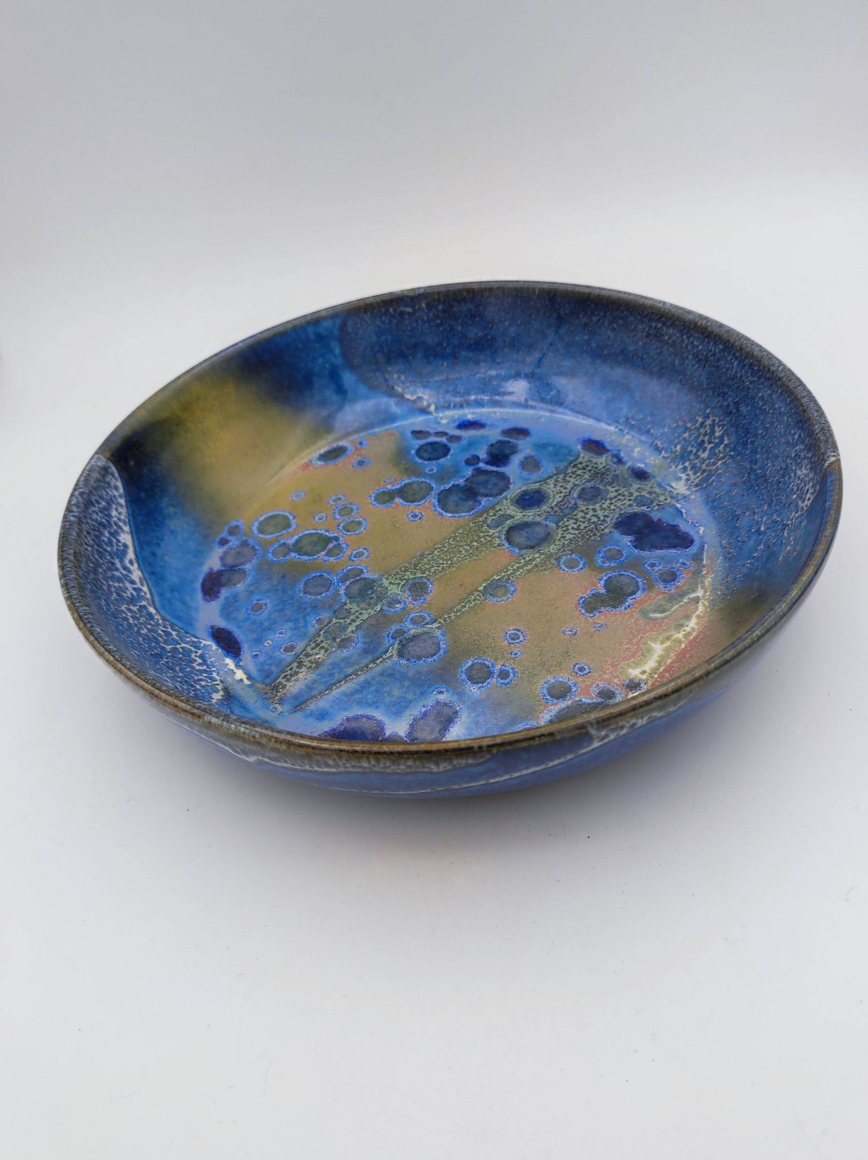 Stoneware dish from Nault pottery
