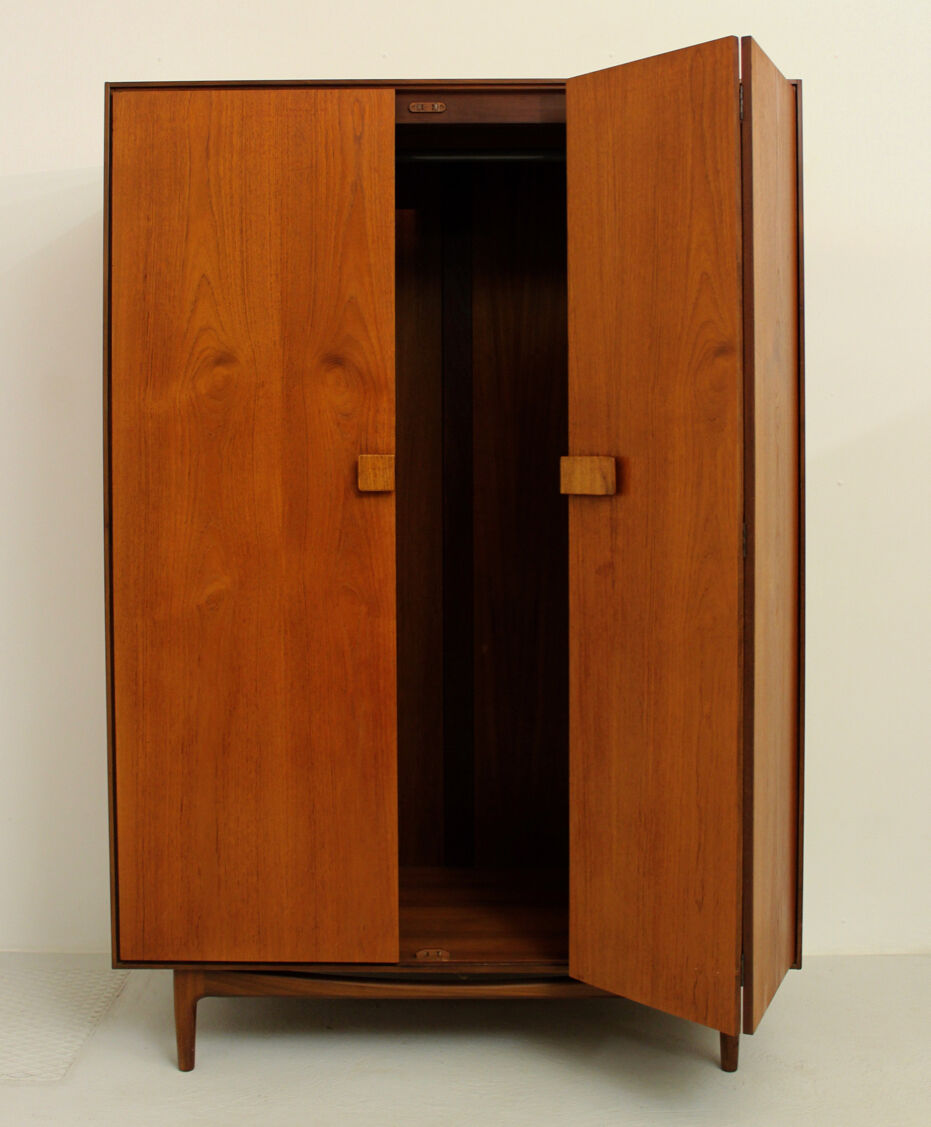 Mid-Century Teak wardrobe by Ib Kofod-Larsen
