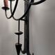 Grande applique fer forgé style gothique années 60