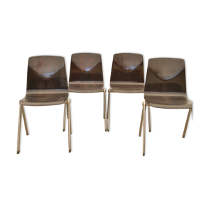 4 chaises par Pagholz, Galvanitas,