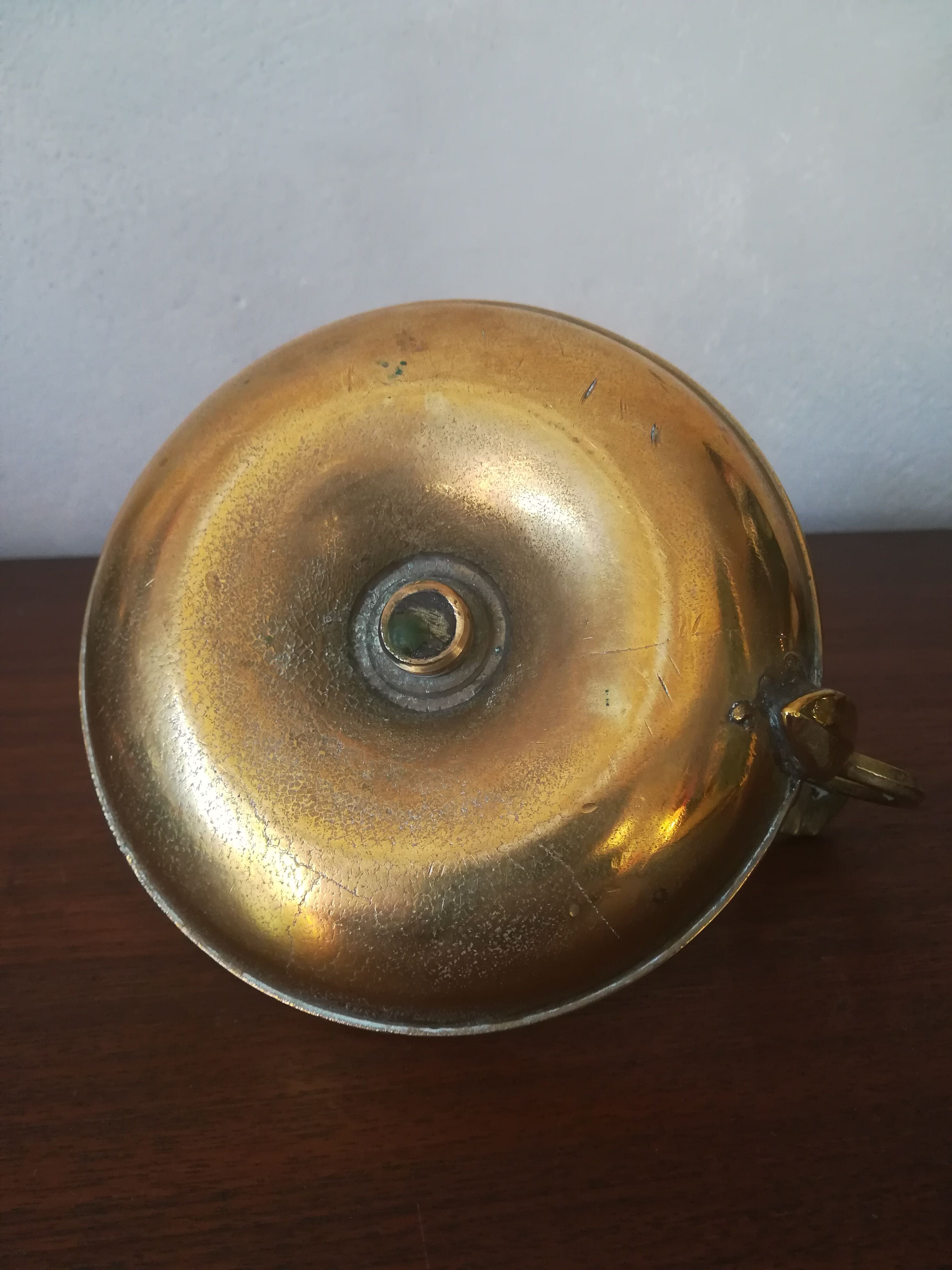 Brass cellar rat candlestick