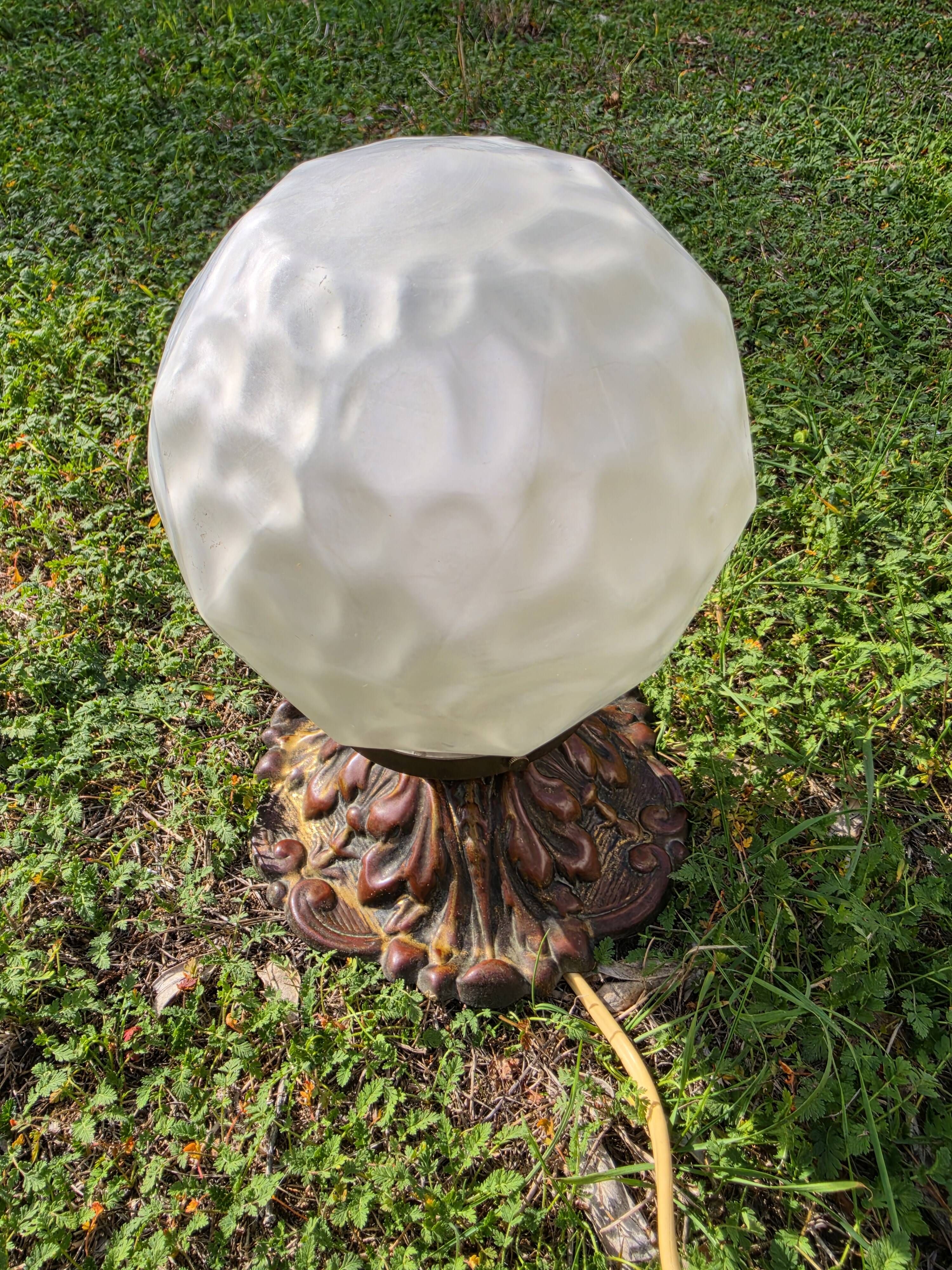 Table lamp old Art Deco ceiling light