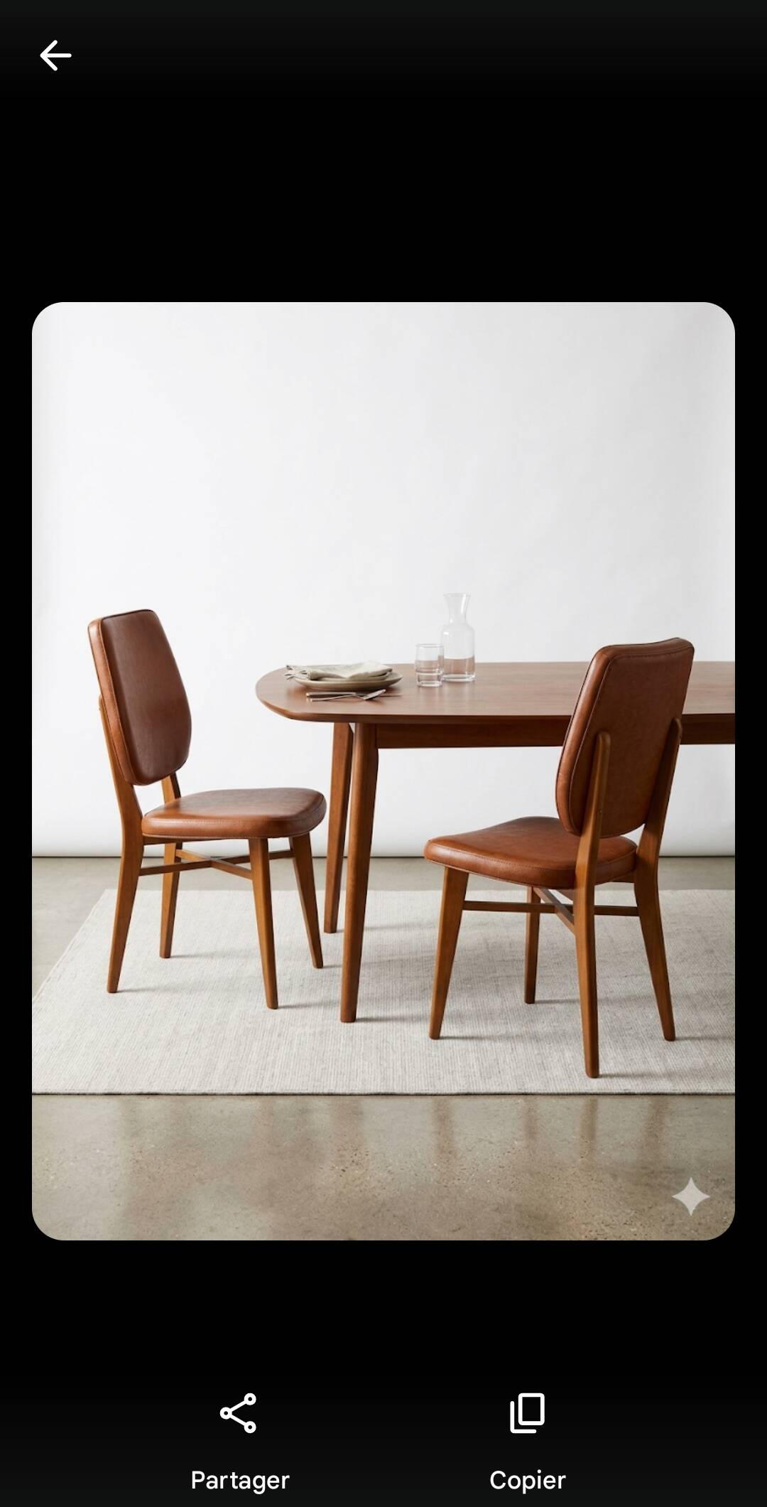 Paire de chaises vintage des années 60