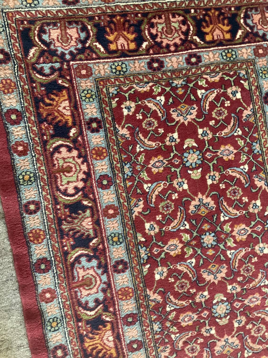 Vintage Persian woven wool rug 165x95