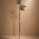 Lampe fleur métal circa 1970