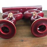 Pair of CAB ceramic candlesticks