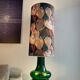 Vintage Doria lamp in green opaline glass with internal lighting by Doria Leuchten, 1970s.