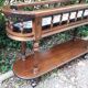 Wooden standing planter