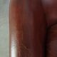 sheepskin leather club armchair