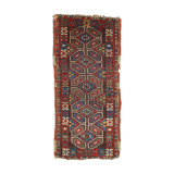 Tapis ancien turc yastik fait main 45cm x 91cm 1880s