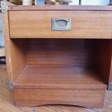 Table de chevet marine de bateau vintage 70's