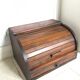 Vintage wooden curtain box