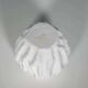 Ingrid glass vase 'Frosted Glass' Kurt Wokan West Germany