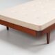 Danish daybed in teak and fabric, mid-century Denmark 1960