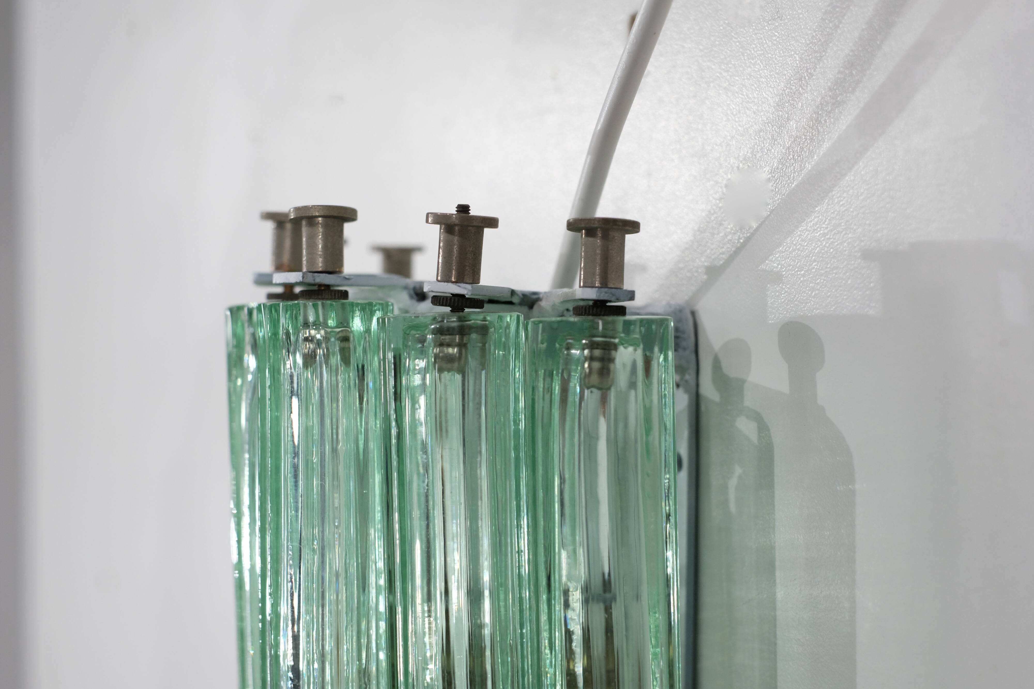 Murano glass wall light, Italy, 1960s.