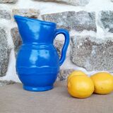 Blue pitcher