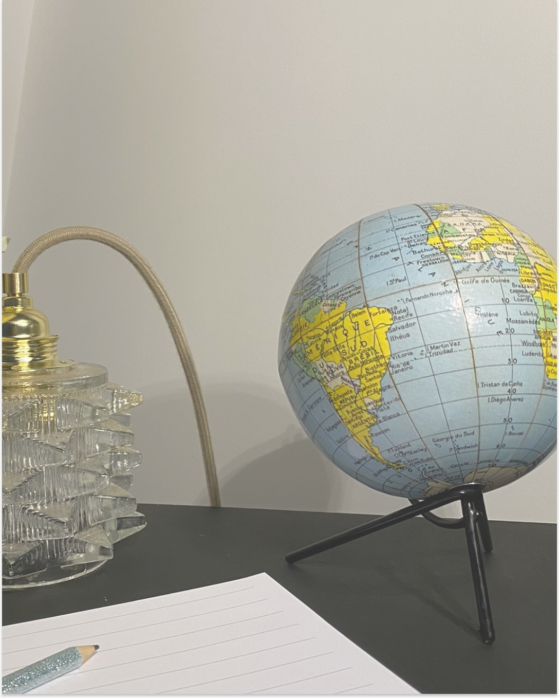 Globe Terrestre Girard and Barrère