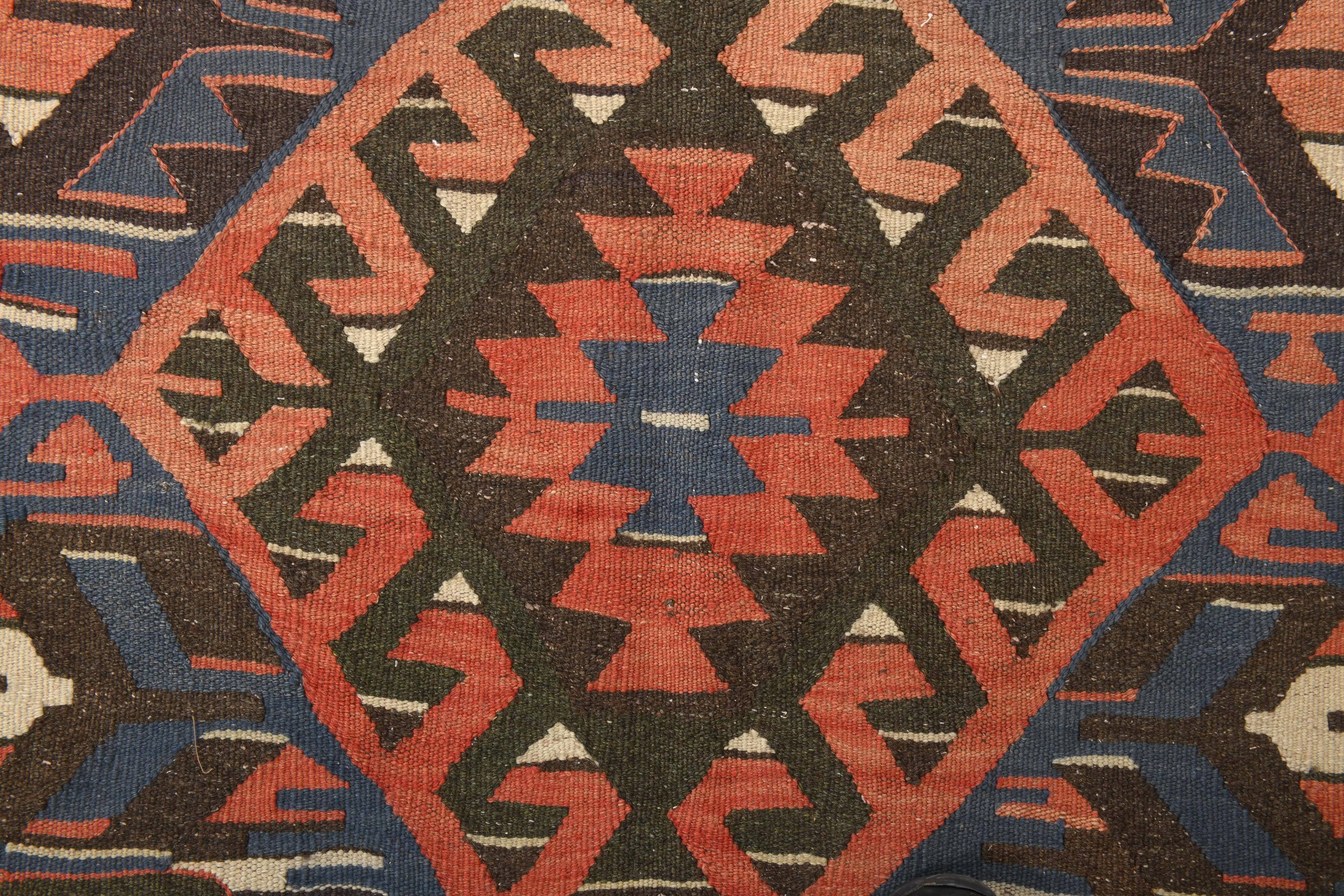 Blue & Brown Vintage Kilim Rug 158x275Cm SK 35367