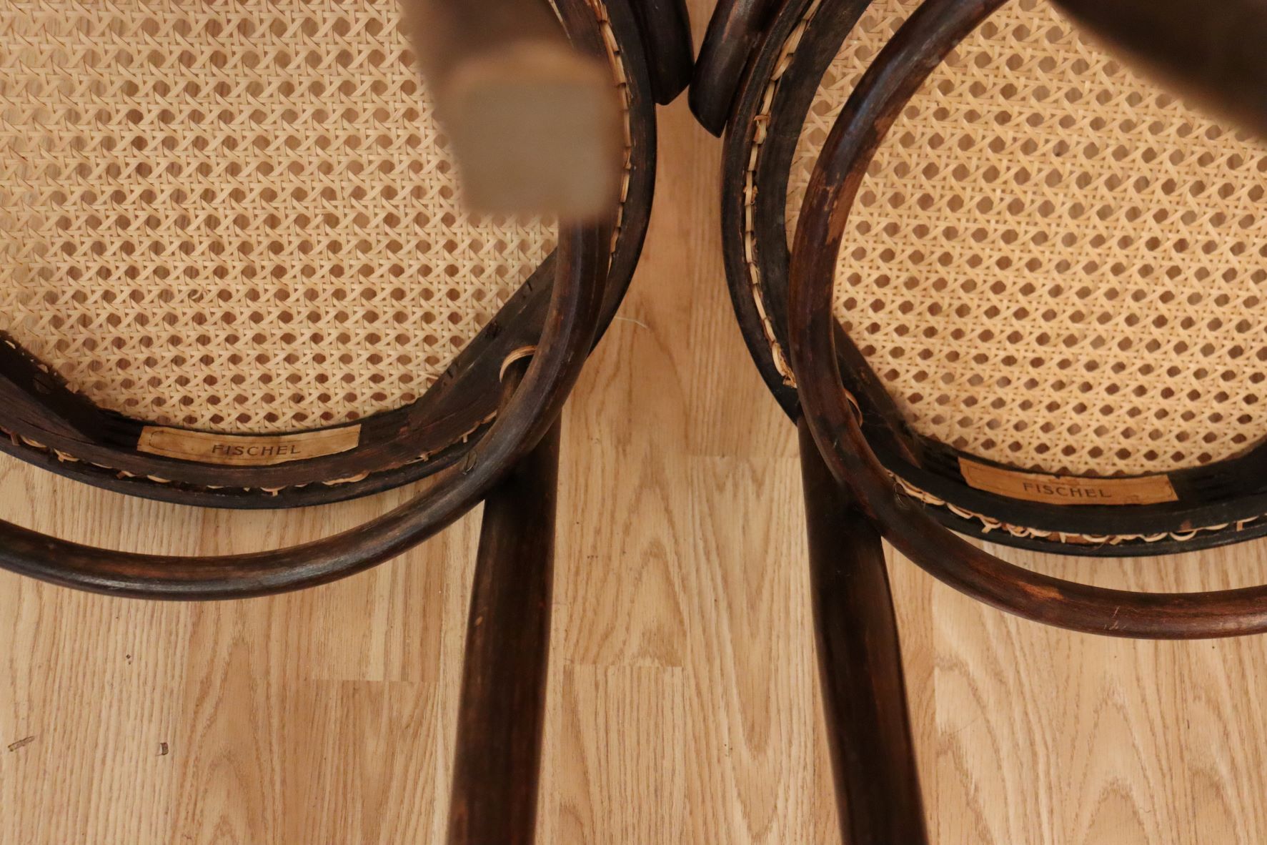 Set of 6 bistro chairs by Fischel