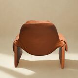 Chaise longue Saporiti P60 vintage par Vittorio Introini