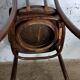 Curved wooden armchair Fischel bistro style late 19th century