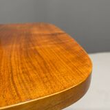 Lampadaire Art Déco avec verre laiteux et table d'appoint, Thonet, années 1950 – Czechos