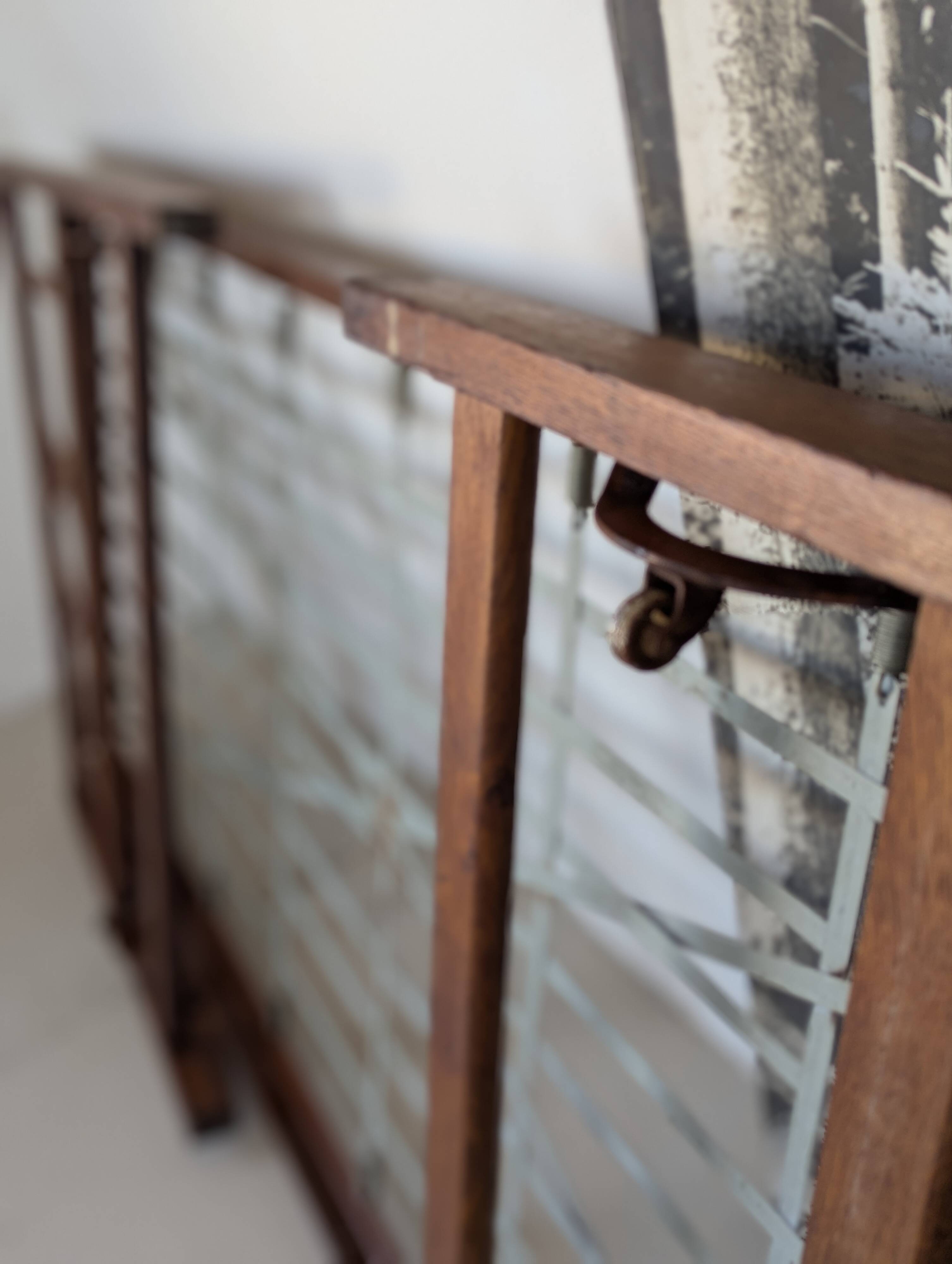 Bed, daybed, style reconstruction, in oak, 1950s.