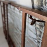 Bed, daybed, style reconstruction, in oak, 1950s.