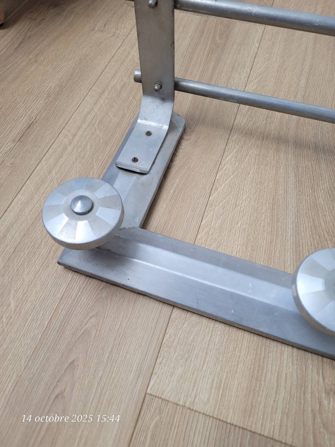 Vintage aluminum coat racks