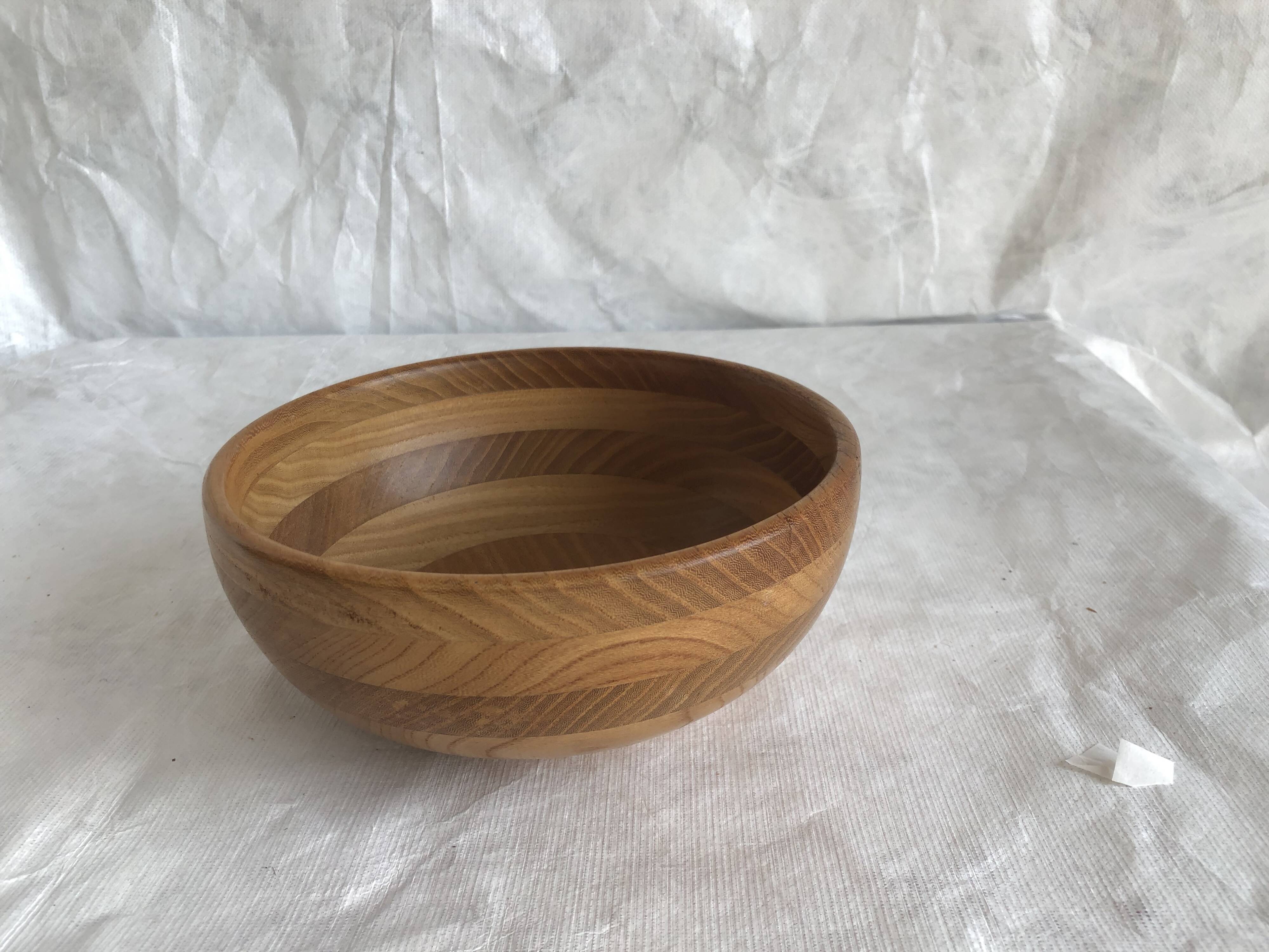 Wooden bowl or empty pocket, Scandinavian vintage