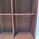 Wall shelf with solid wood compartments design 80s