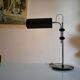 Vintage black modernist table lamp 50 1950 Bauhaus