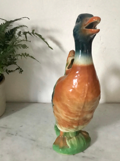 Ceramic duck pitcher