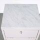 Set industrial cabinets with marble top.