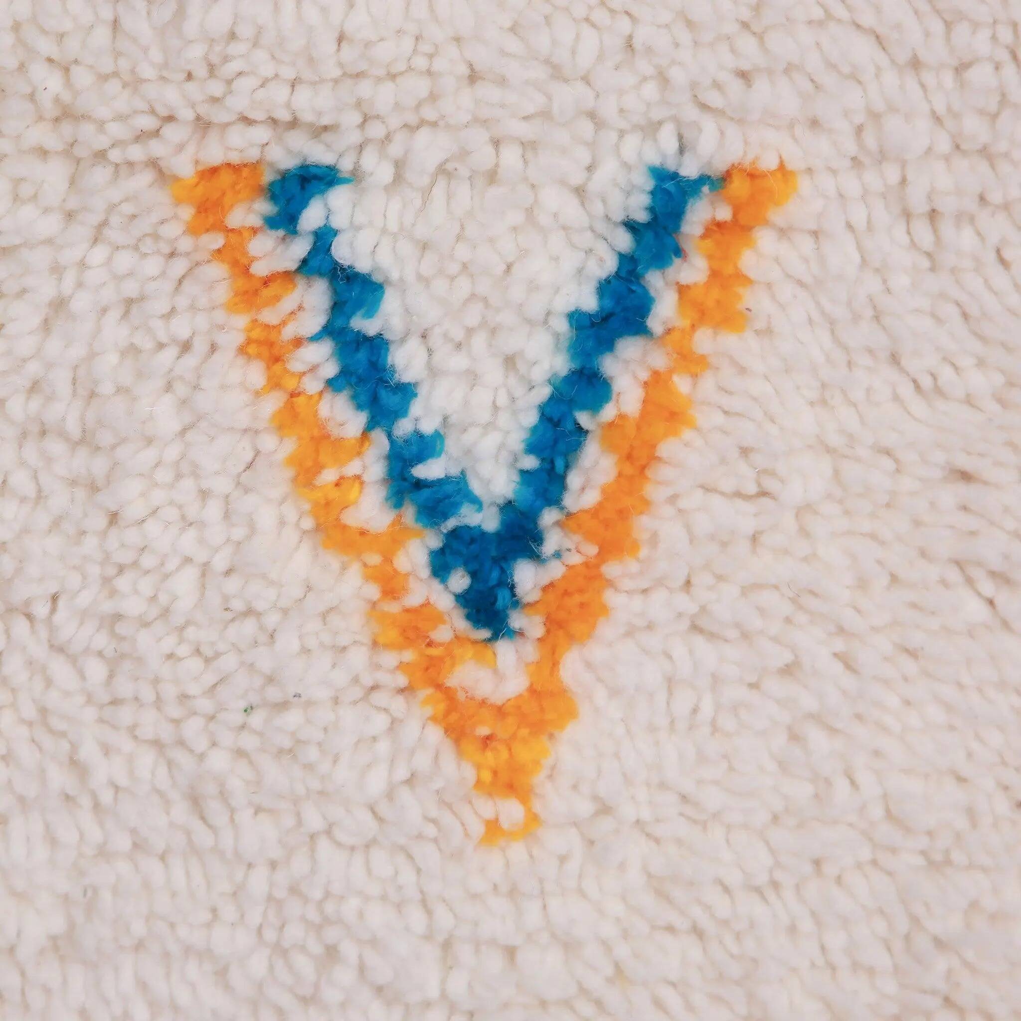 Colorful abstract Berber rug 250/150