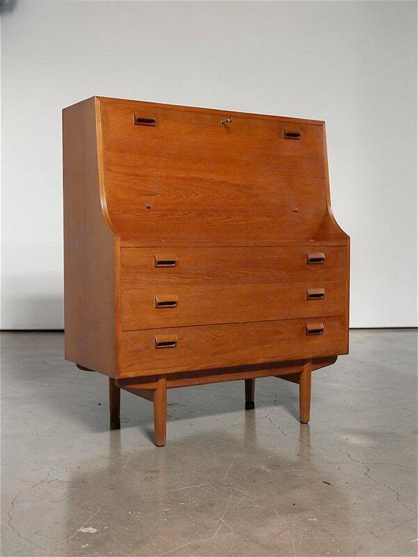 Secretary / Danish Teak Chest of Drawers by Borge Mogensen - Vintage 1960
