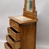 Dressing table side unit with 4 drawers