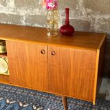 Vintage Scandinavian teak sideboard, 1970s