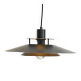 Bicolour white and black hanging lamp