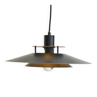 Bicolour white and black hanging lamp