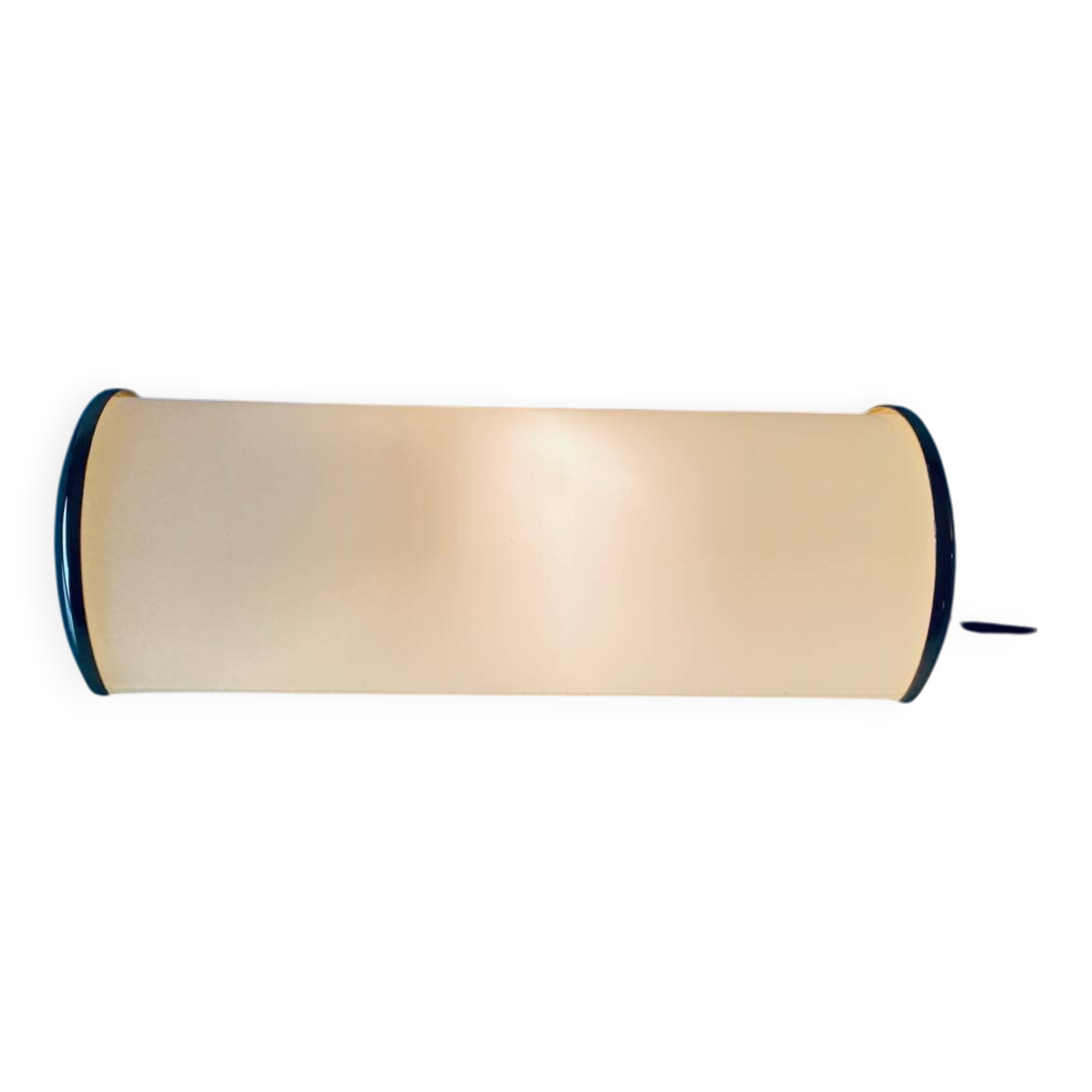 Brass and glass wall light