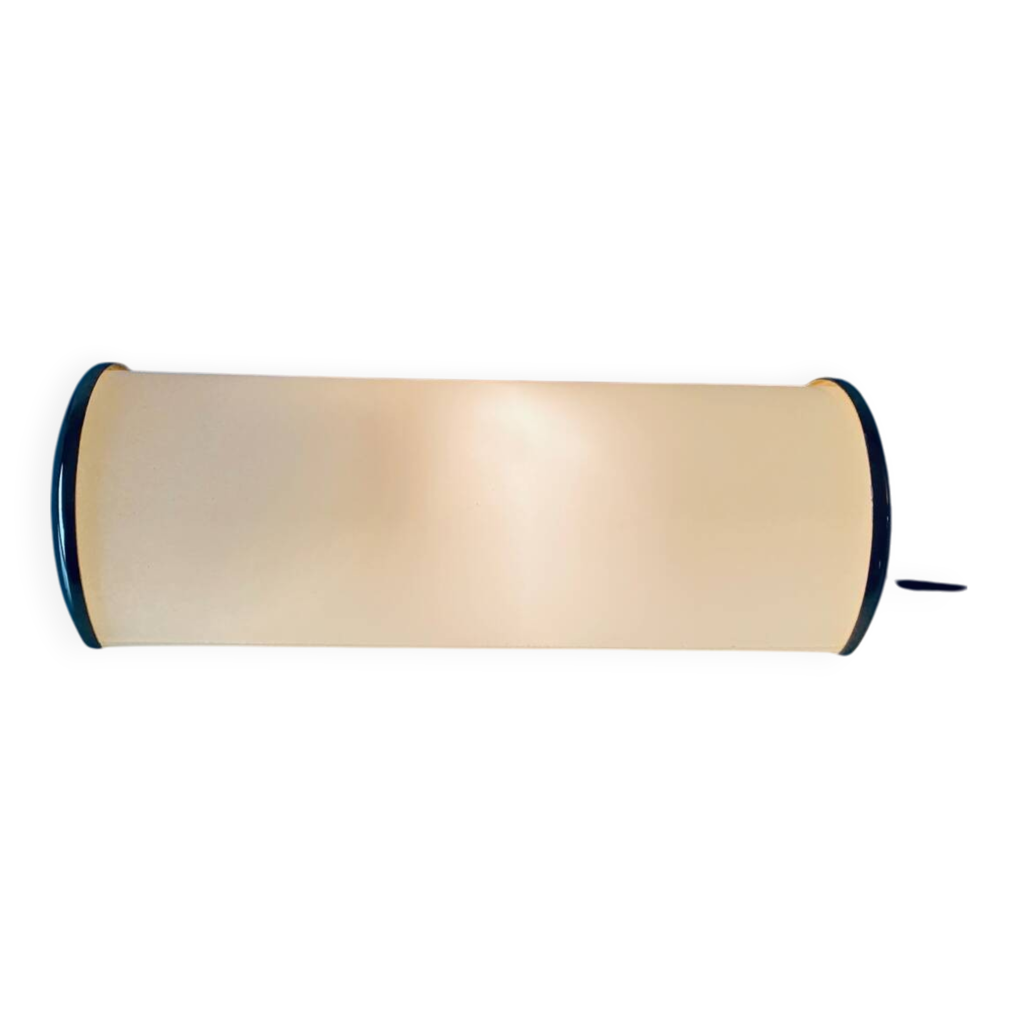 Brass and glass wall light